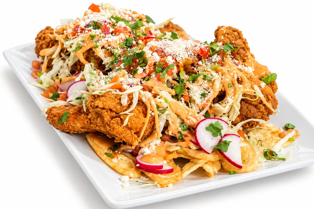 Pollo Con Tajadas